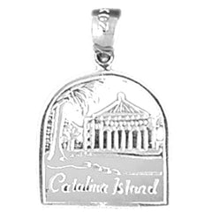 Sterling Silver Catalina Island Pendant