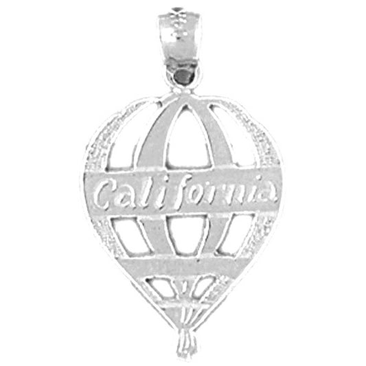 Sterling Silver California Pendant