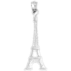 Sterling Silver Eiffel Tower Pendant