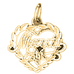 Yellow Gold-plated Silver Maui Pendant