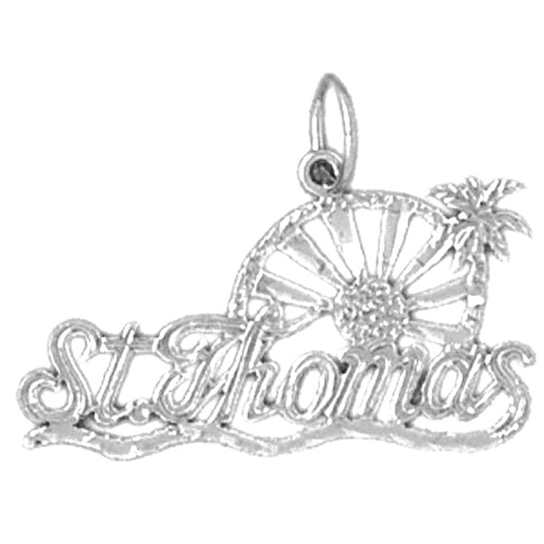 Sterling Silver St. Thomas Pendant