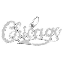 Sterling Silver Chicago Pendant