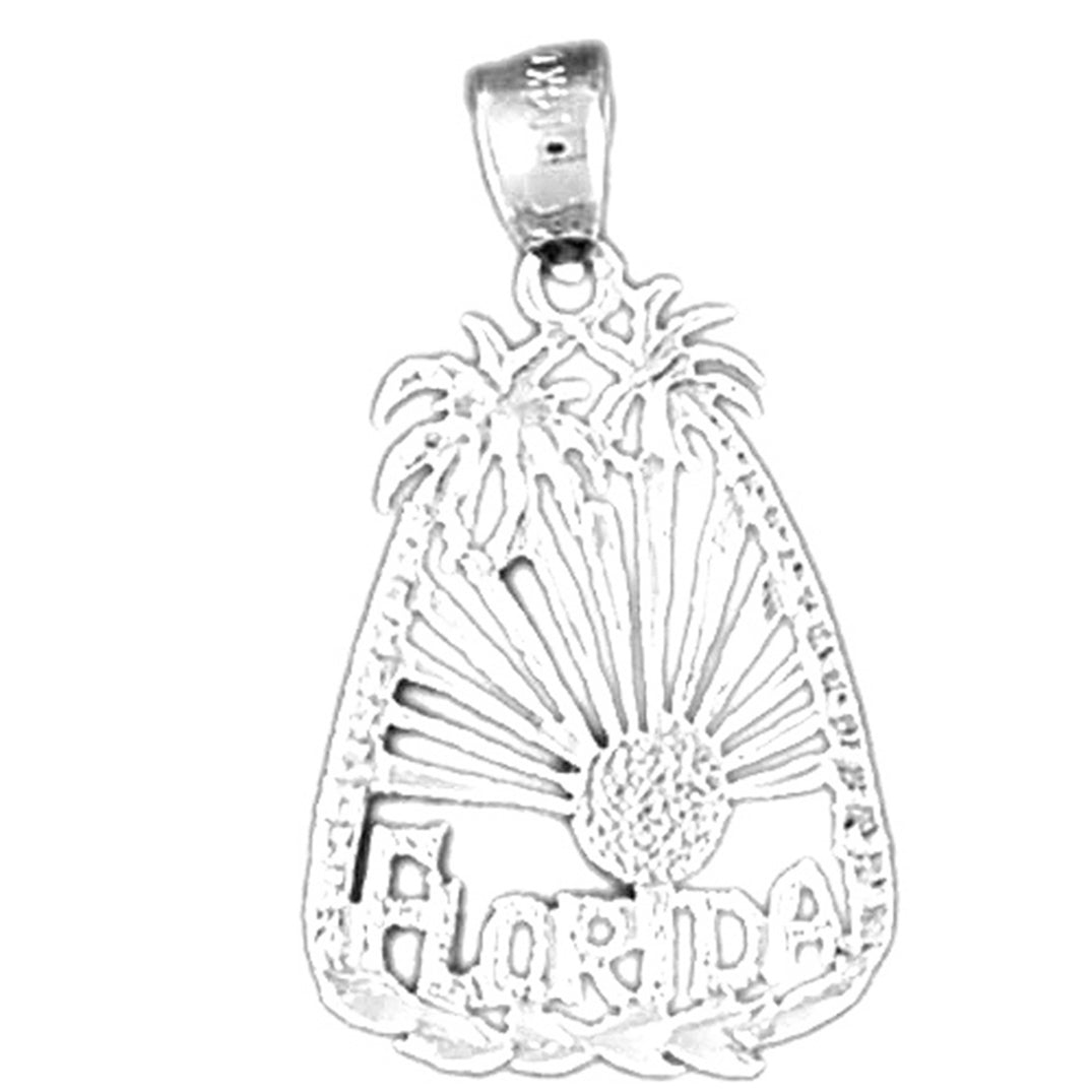 Sterling Silver Florida Pendant