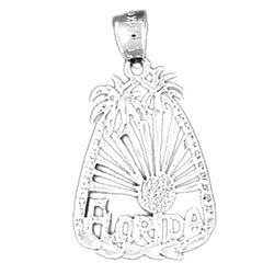 Sterling Silver Florida Pendant