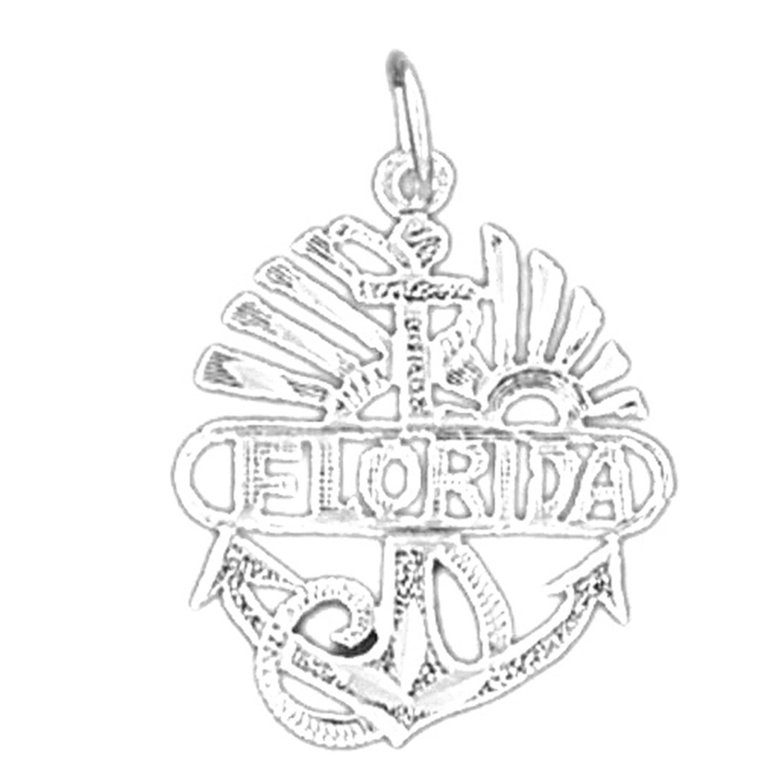 Sterling Silver Florida Pendant