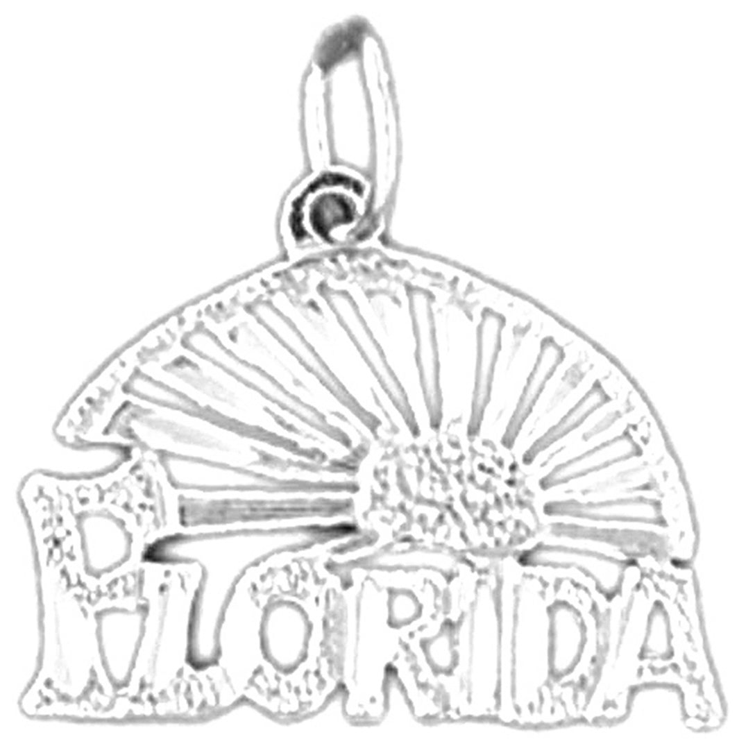 Sterling Silver Florida Pendant