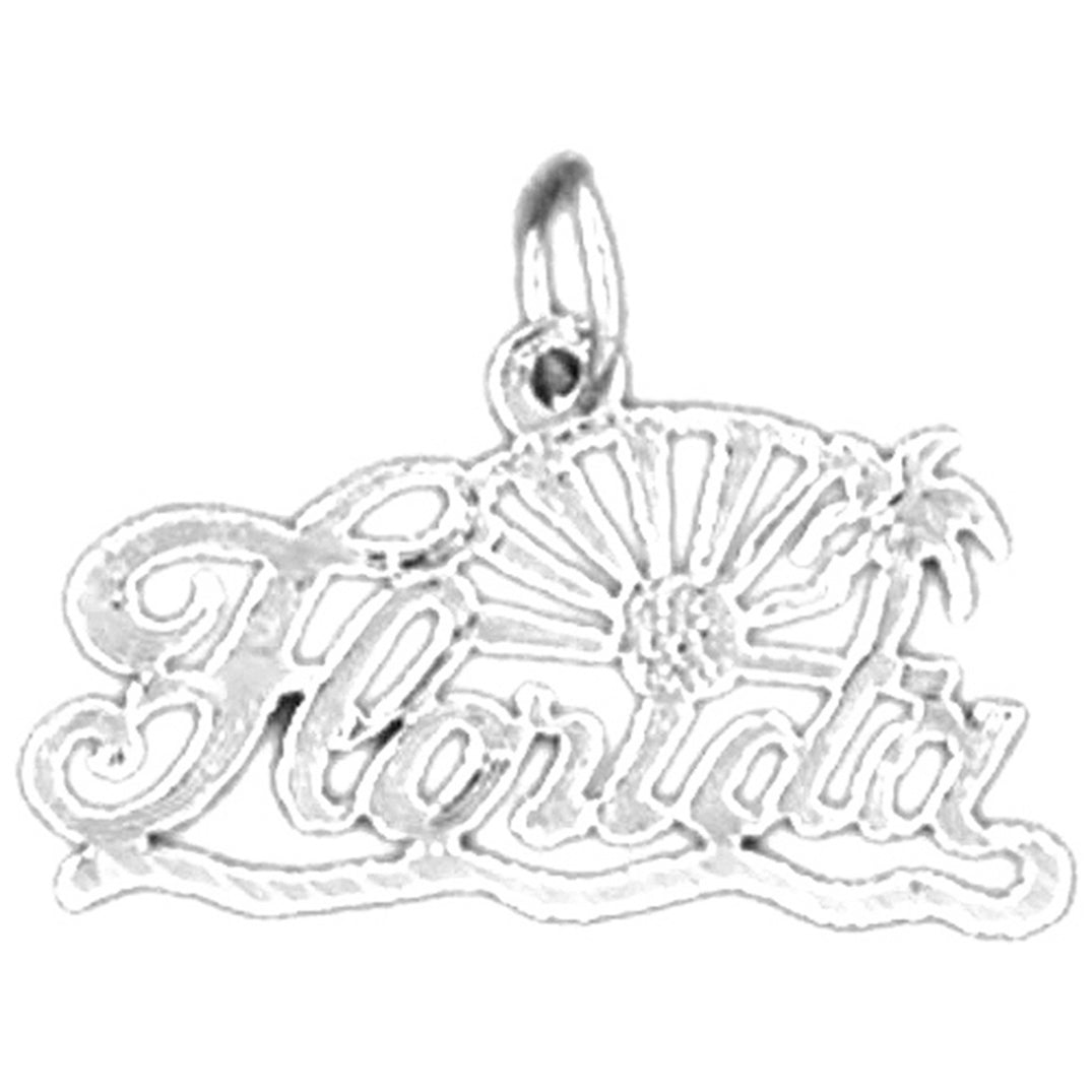 Sterling Silver Florida Pendant