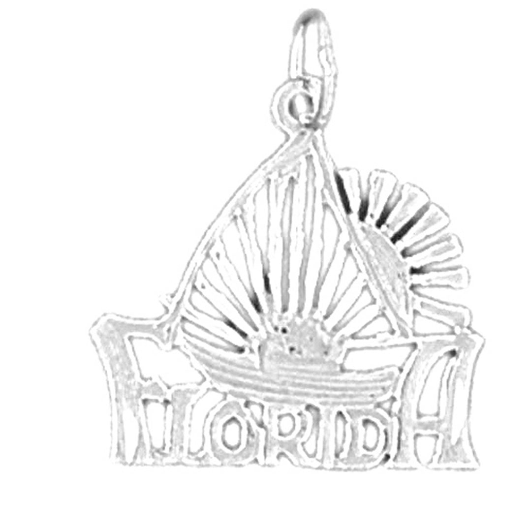 Sterling Silver Florida Pendant