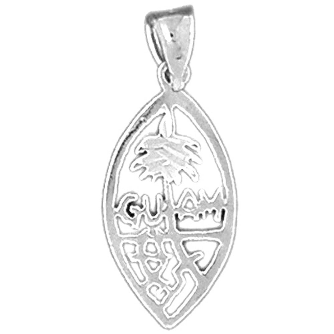 Sterling Silver Guam Pendant