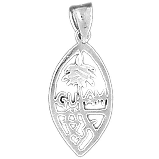 Sterling Silver Guam Pendant