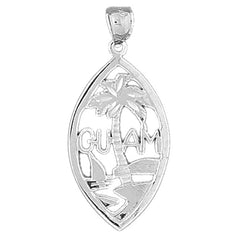 Sterling Silver Guam Pendant