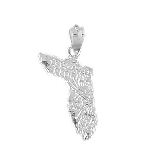 Sterling Silver Florida Pendant