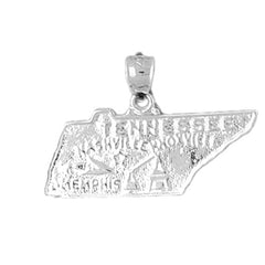 Sterling Silver California Pendant