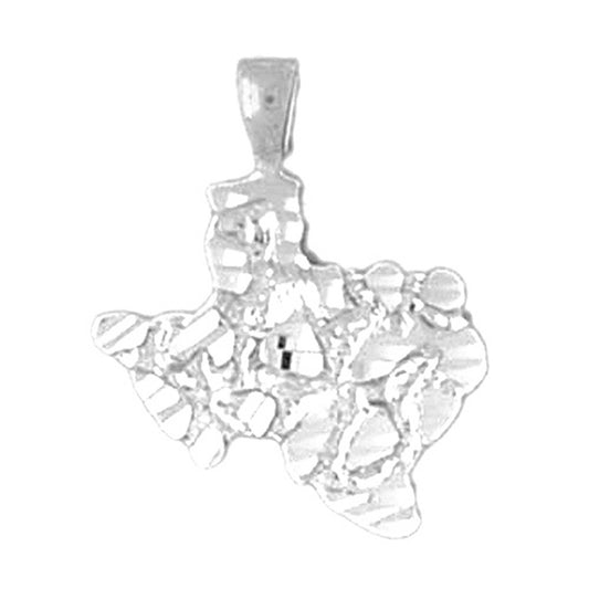 Sterling Silver Texas Pendant