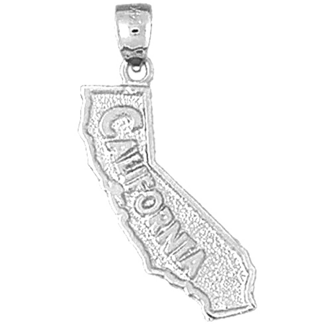 Sterling Silver California Pendant