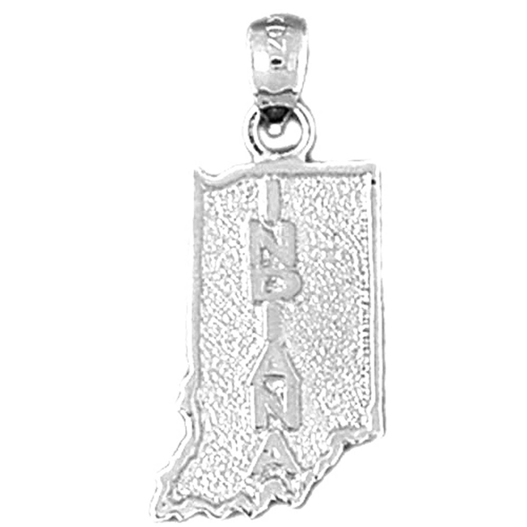 Sterling Silver Indiana Pendant