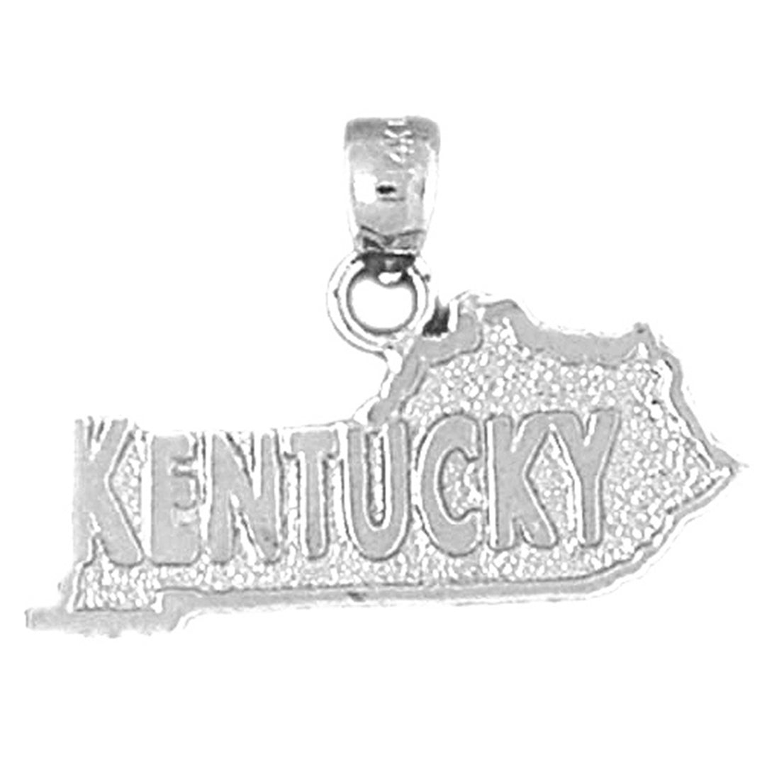 Sterling Silver Kentucky Pendant
