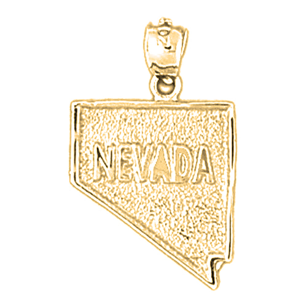 Yellow Gold-plated Silver Nevada Pendant