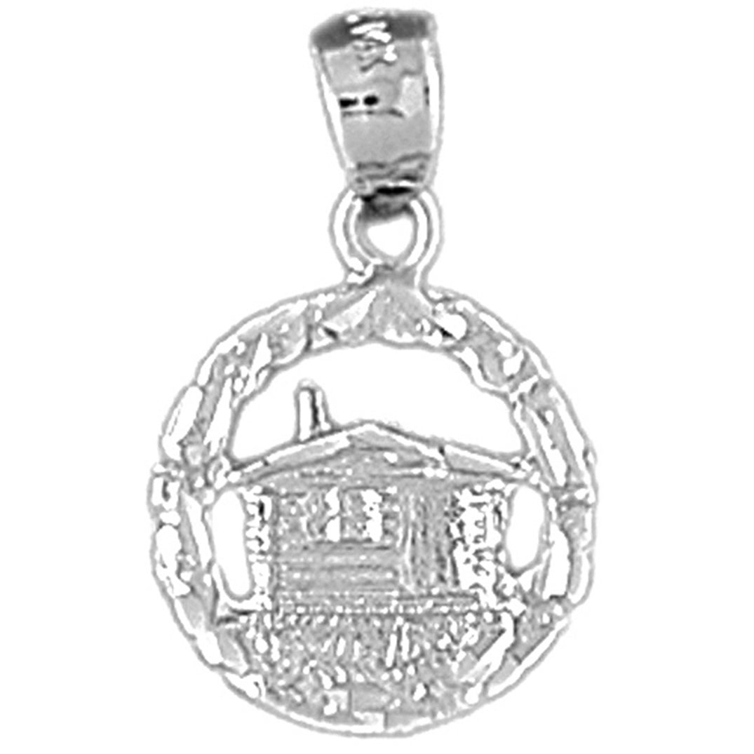 Sterling Silver Cottage Pendants