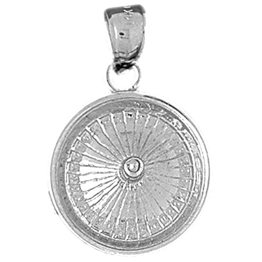 Sterling Silver Roulette Pendant