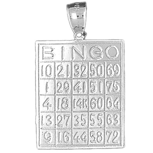 Sterling Silver Bingo Pendant