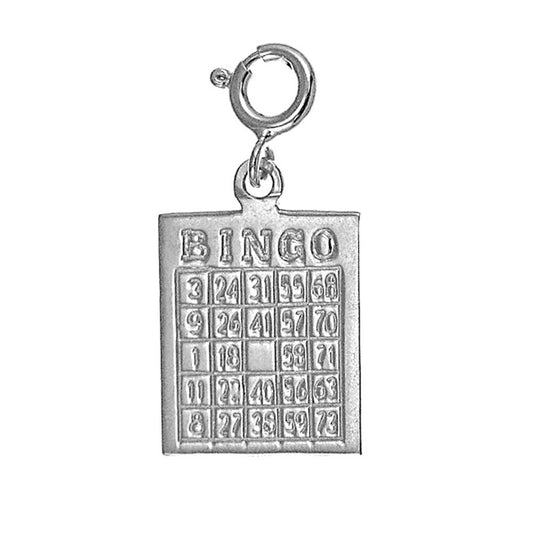 Sterling Silver Bingo Pendant