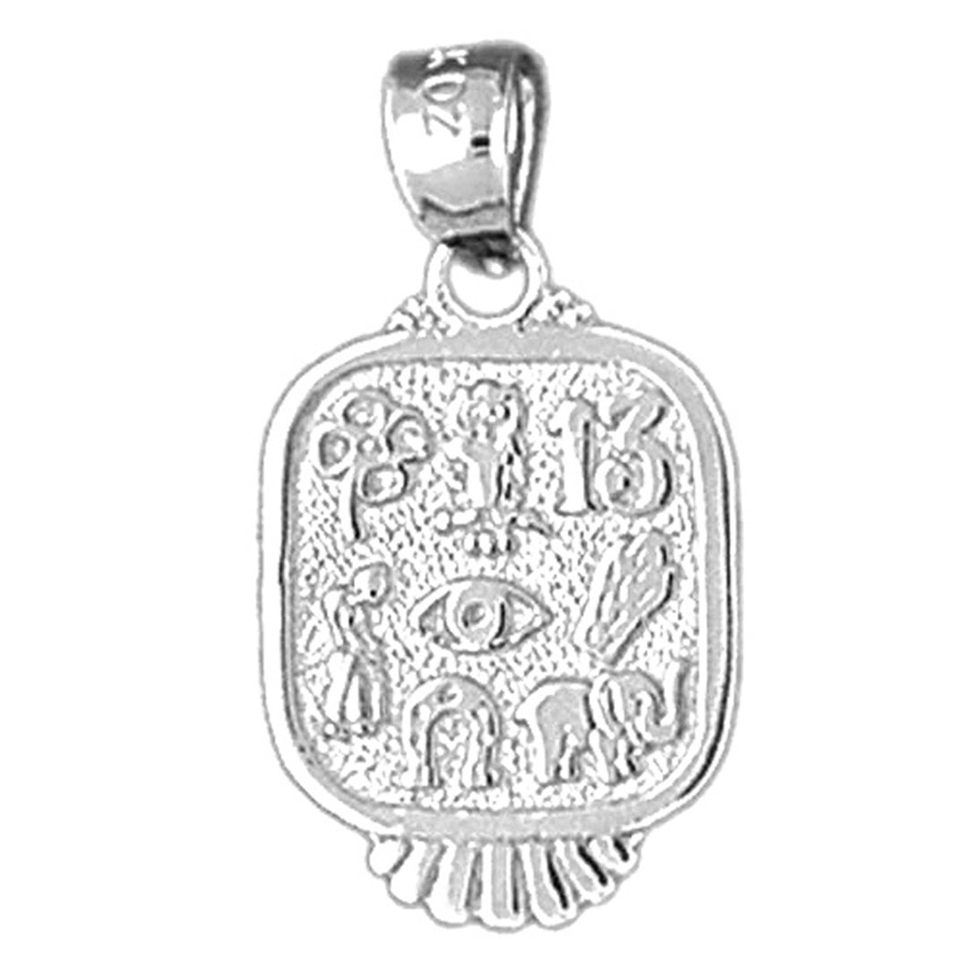 Sterling Silver Good Luck Charms Pendant