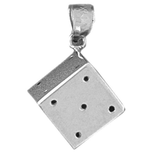 Sterling Silver Dice Pendant