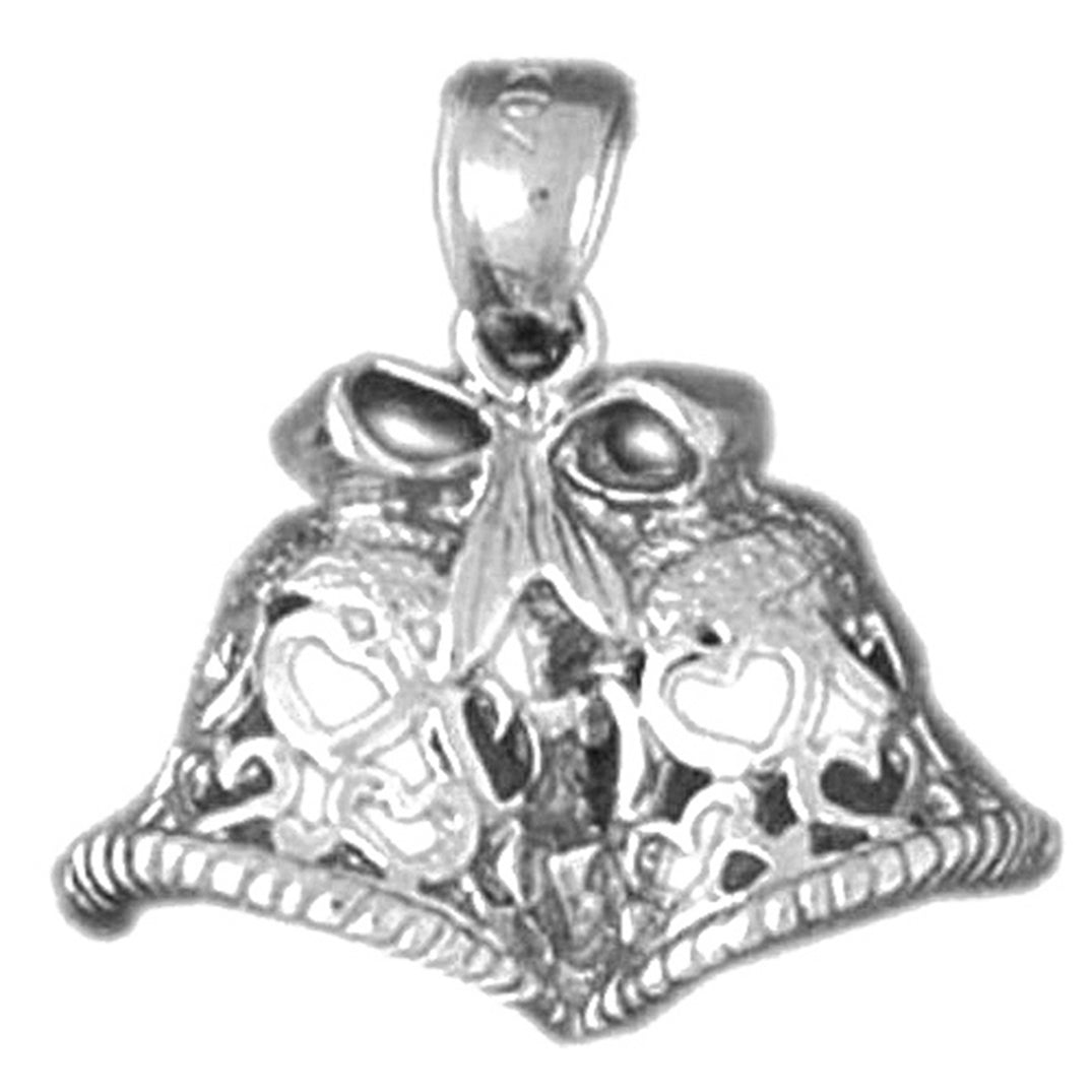 Sterling Silver Christmas Bells Pendant