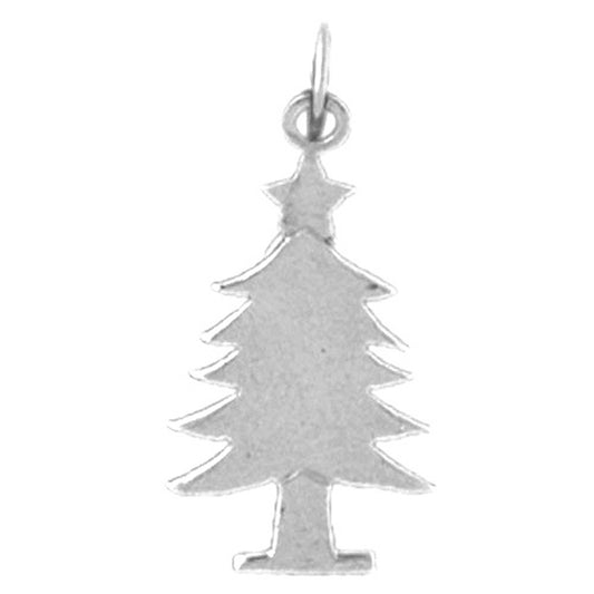 Sterling Silver Christmas Tree Pendant