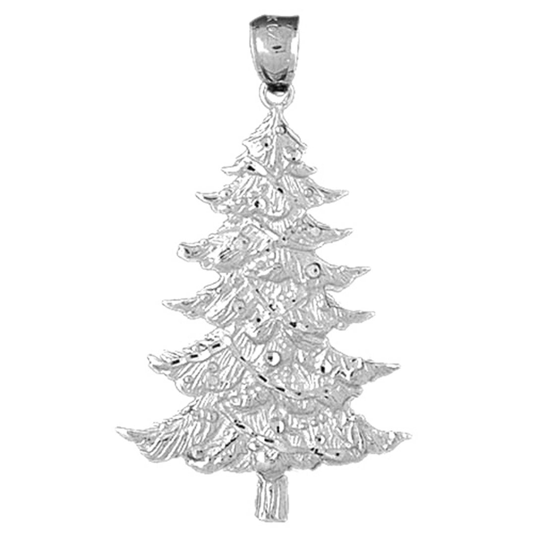 Sterling Silver Christmas Tree Pendant