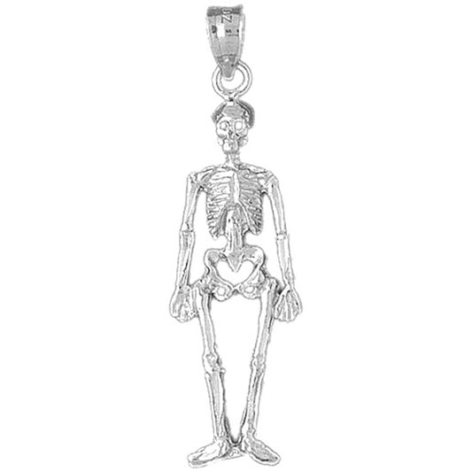 Sterling Silver Skeleton Pendant