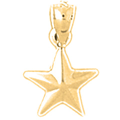 Yellow Gold-plated Silver Star Pendant