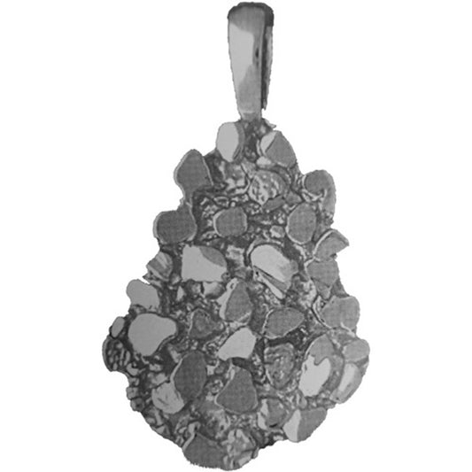 Sterling Silver Nugget Pendant