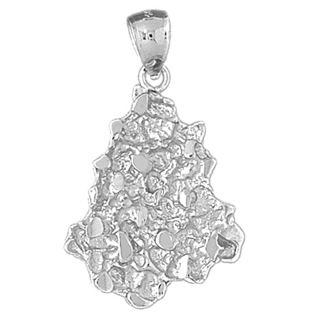 Sterling Silver Nugget Pendant