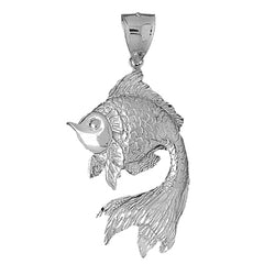 Sterling Silver Goldfish Pendant