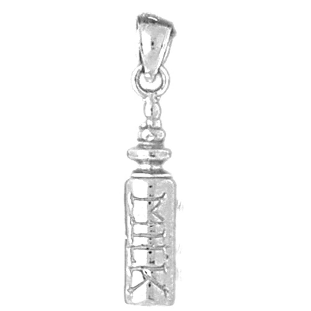 Sterling Silver Baby Bottle Pendants