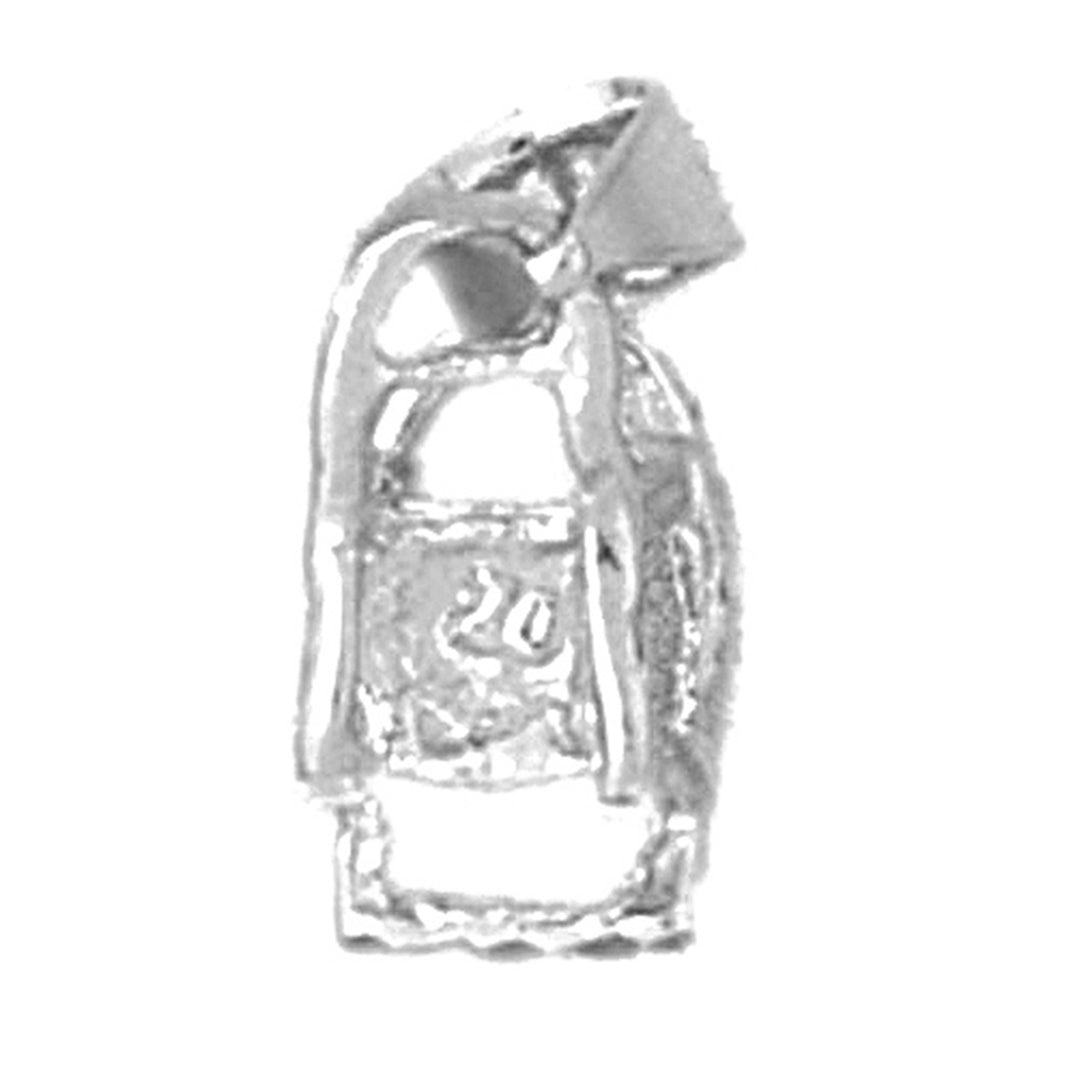 Sterling Silver 3D Baby Chair Pendants