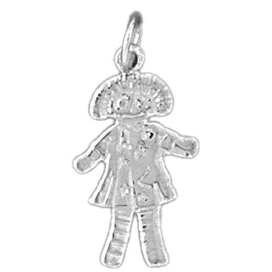 Sterling Silver Doll Pendants