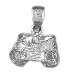 Sterling Silver 3D Diaper Pendants