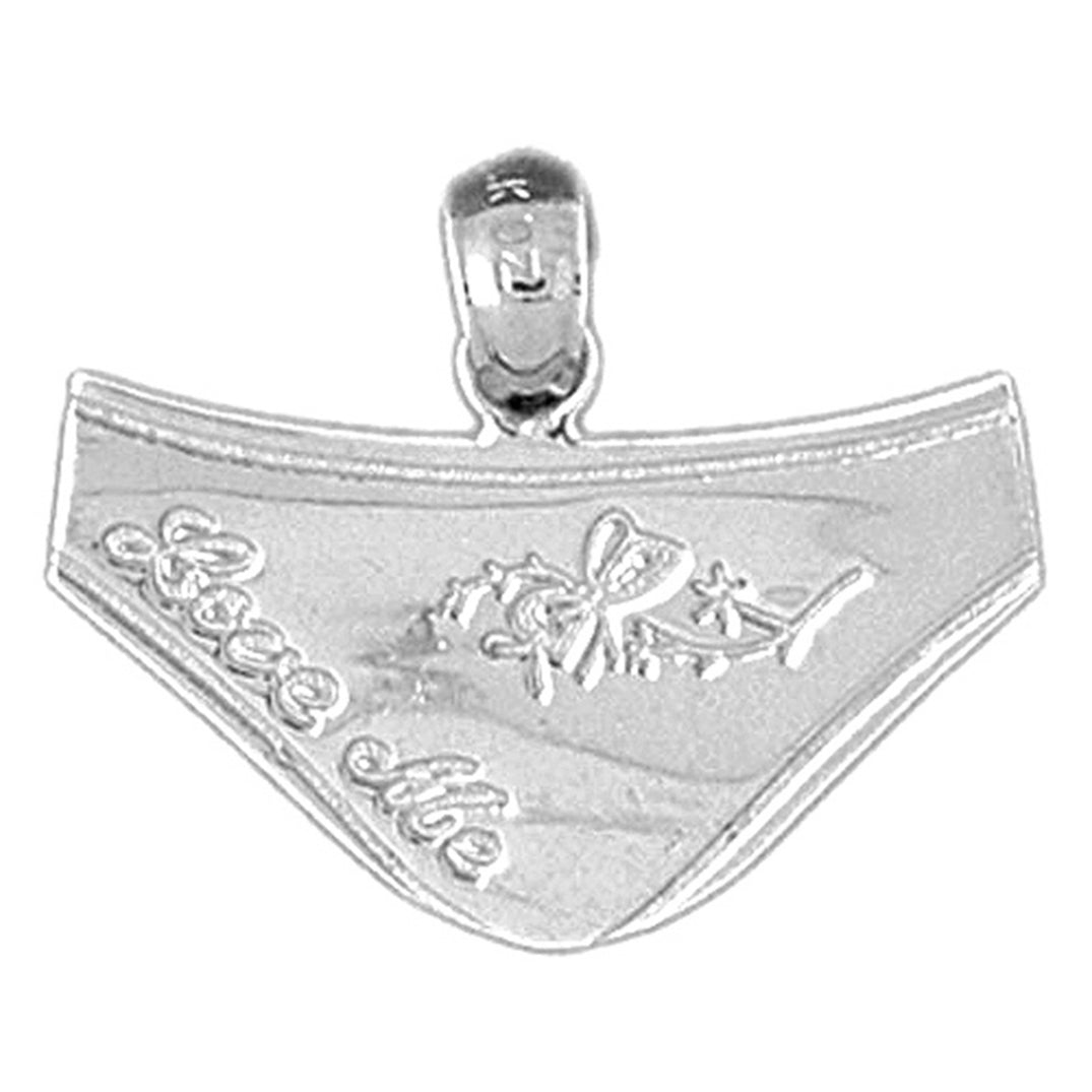 Sterling Silver Diaper Pendants