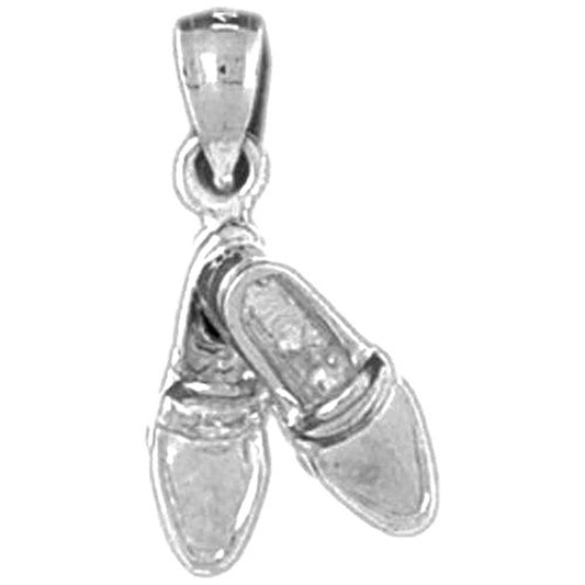 Sterling Silver Shoes Pendant