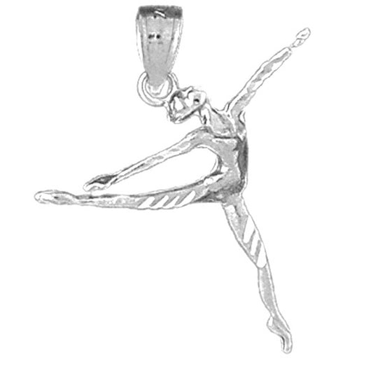 Sterling Silver Ballerina Pendant