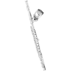 Sterling Silver Flute Pendant