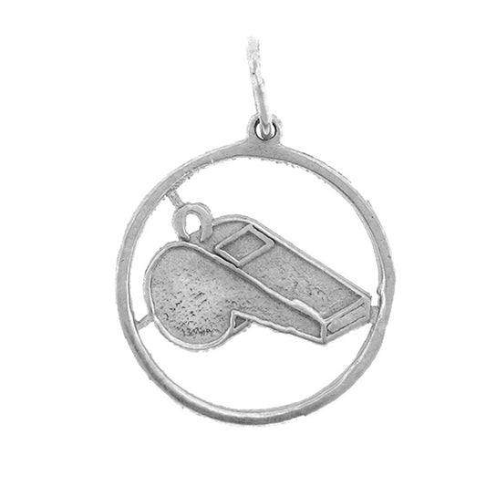 Sterling Silver Whistle Pendant