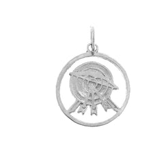 Sterling Silver Archery Pendant