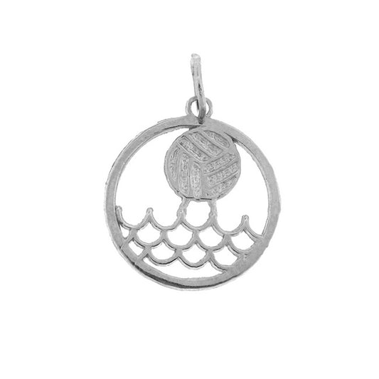 Sterling Silver Water Polo Pendant