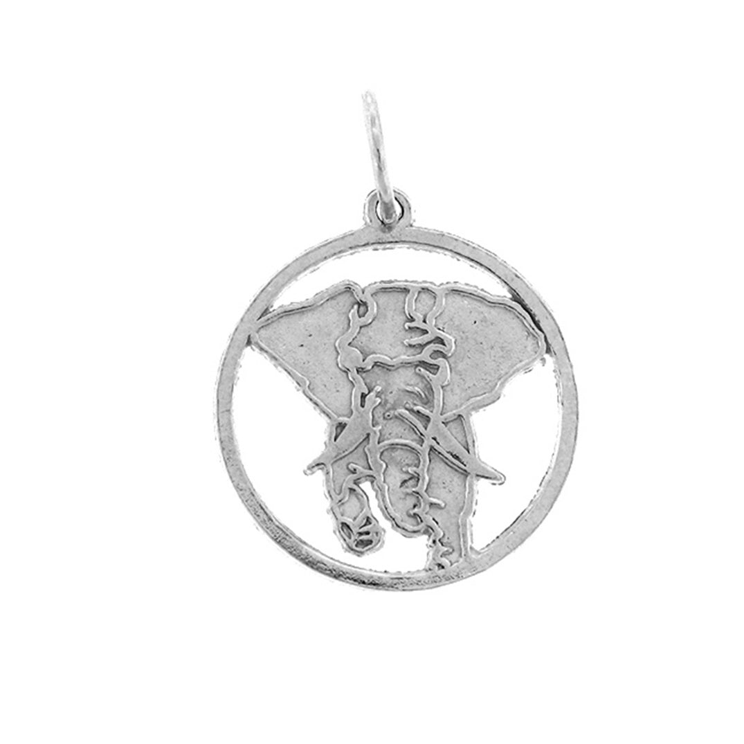 Sterling Silver Elephant Pendant