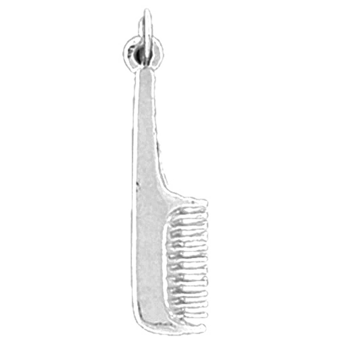 Sterling Silver Comb Pendant