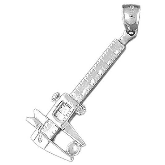 Sterling Silver Milimeter Gauge Pendant